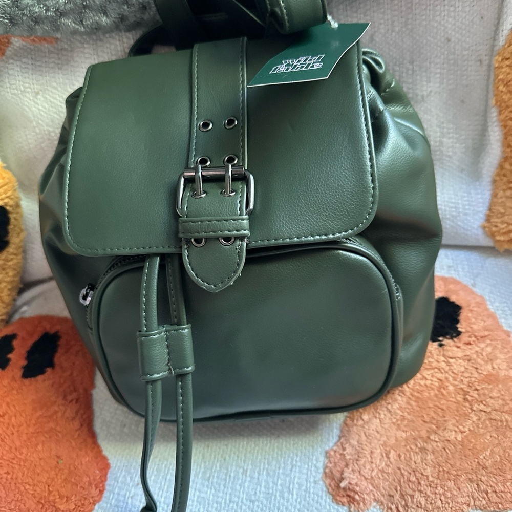 NWT Mini Flap with Buckle with Closure Backpack - Wild Fable Green